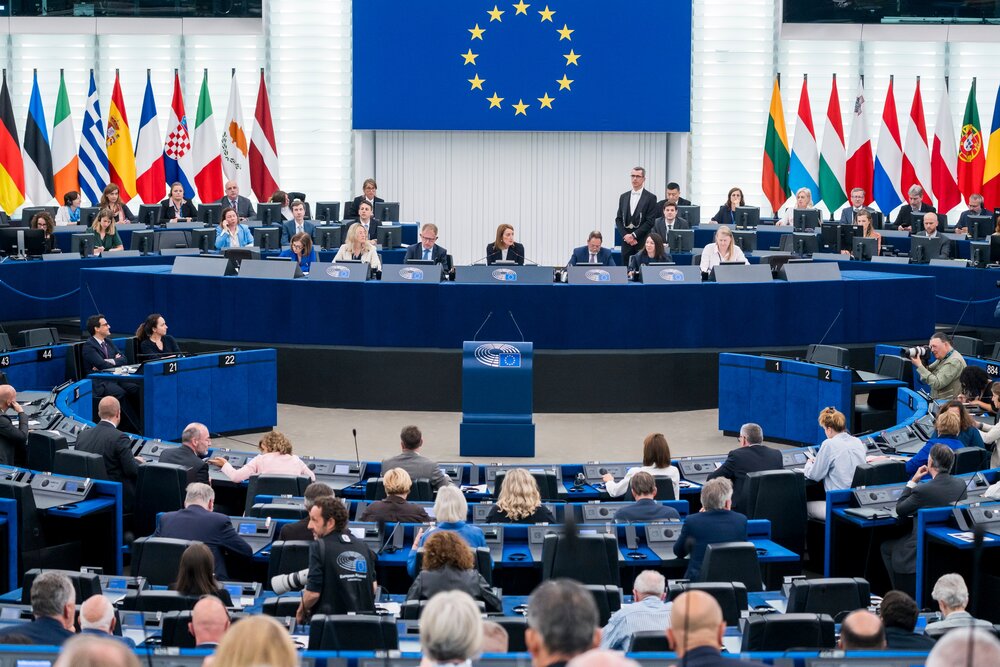 The European Parliamet in plenary session